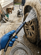 High Pressure SS Material Plastic Adjustable Nozzle Water Spray Gun Versatile Tool For Garden And Cleaning