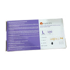 Safety Fine Disposable Nitrile Gloves Powder Free 100 Pcs Box – Durable, Non-Sterile, Latex Free Gloves For Medical, Cleaning, And Industrial Use
