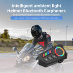 Helmet Wireless Earphone K06A – Bluetooth Helmet Intercom Headset with RGB Control Knob & Noise Reduction