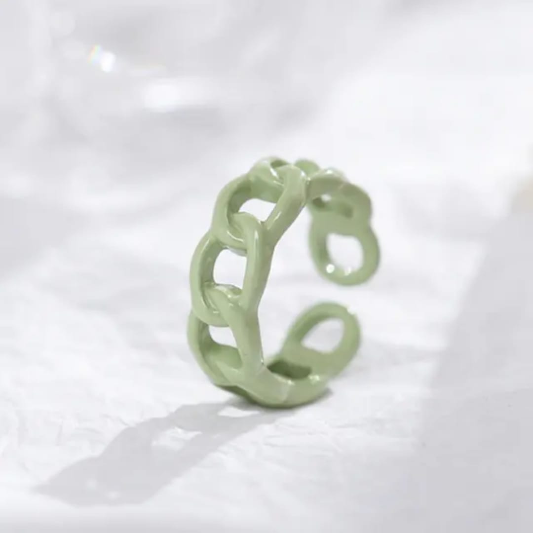 BRJ-180 Metal Funky Korean Rings – Trendy Fashion Jewellery, Stylish Accessory for Women and Men