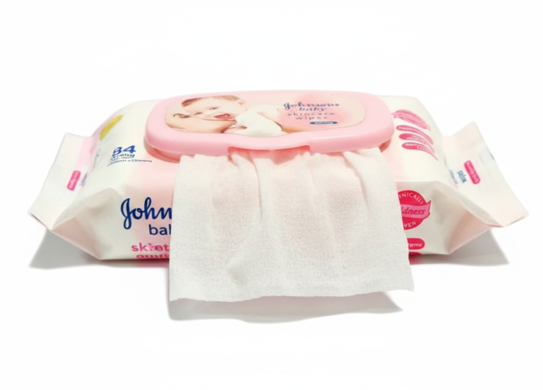 Johnson’s Baby Wipes Gentle 84 Pcs – Soft, Alcohol-Free, Dermatologically Tested Wipes for Newborn & Sensitive Skin