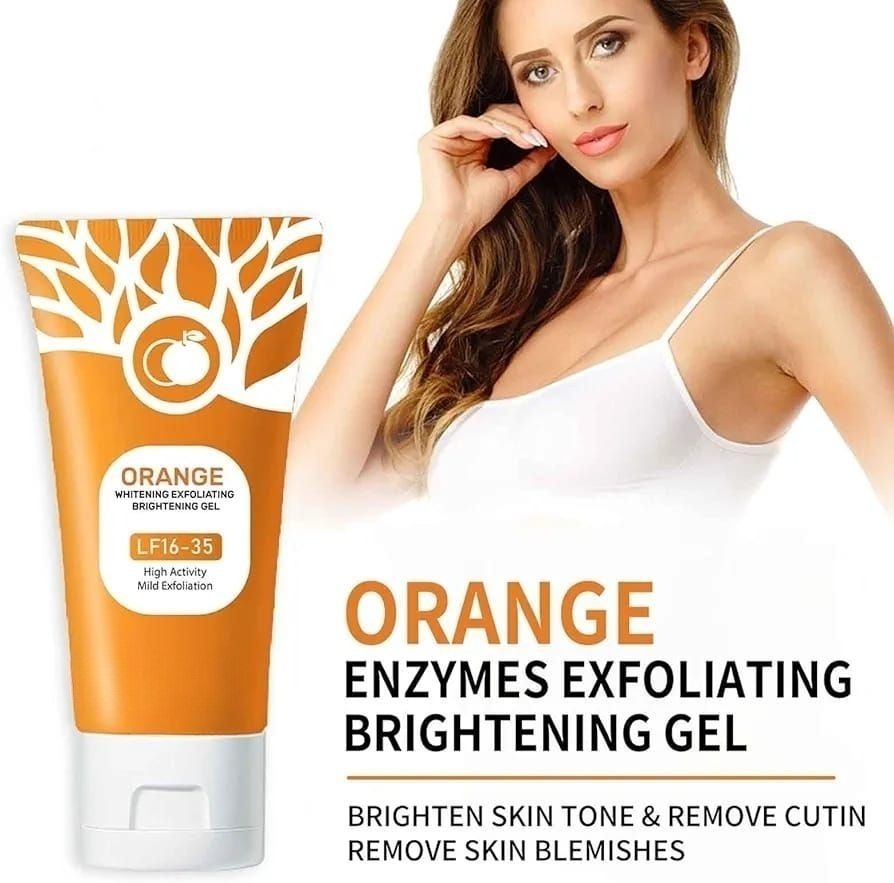 Orange Enzyme Exploiting Gel – Brightening, Exfoliating & Nourishing Citrus Skincare for Radiant, Healthy, Glowing Complexion Every Day (80gm)