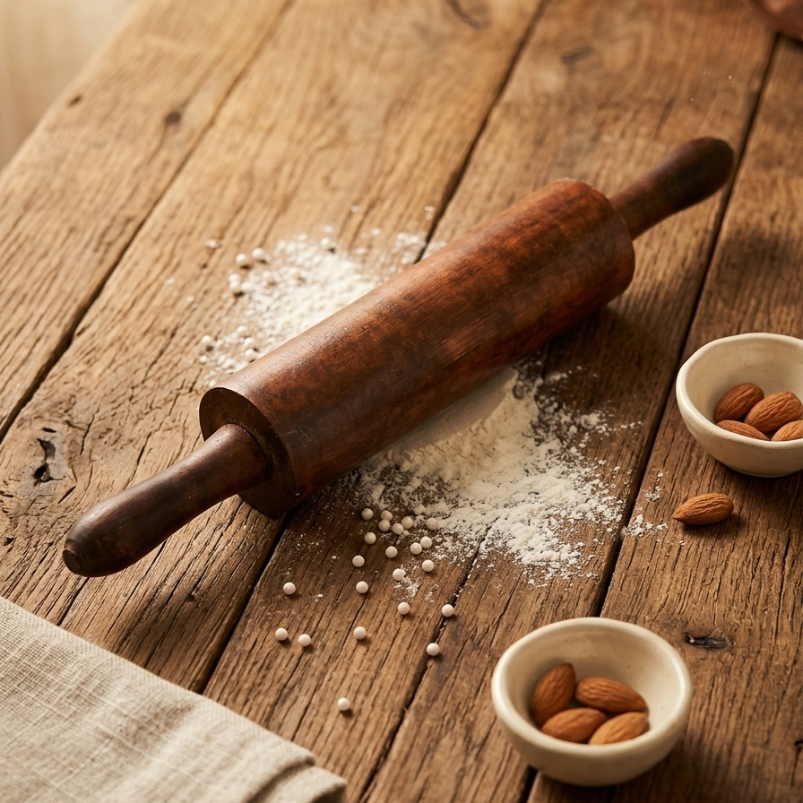Revolving Wooden Balan – Premium Quality Finish Rolling Pin (15x9 Inch)