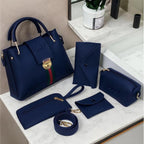 5 Pieces Handbag Set | Stylish Women’s Bags | Shoulder, Tote, Crossbody & Wallet Combo