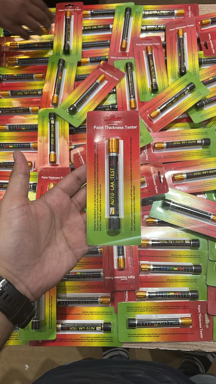 Auto Lak Car Paint Tester Pen – Magnetic Paint Thickness Meter Gauge Car Body Damage Detector & Accident Crash Checker