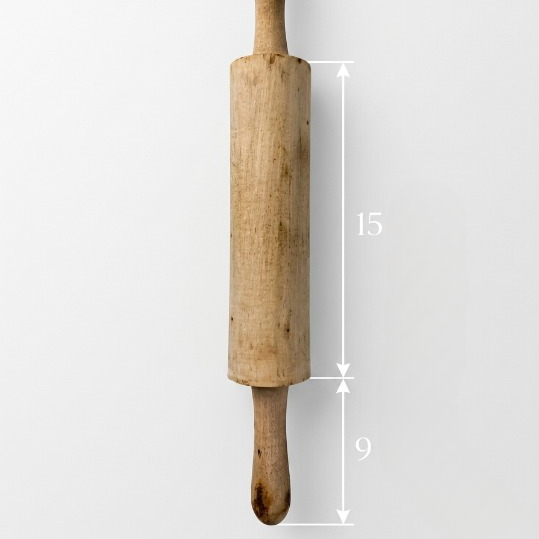 Revolving Wooden Balan – Premium Quality Finish Rolling Pin (15x9 Inch)