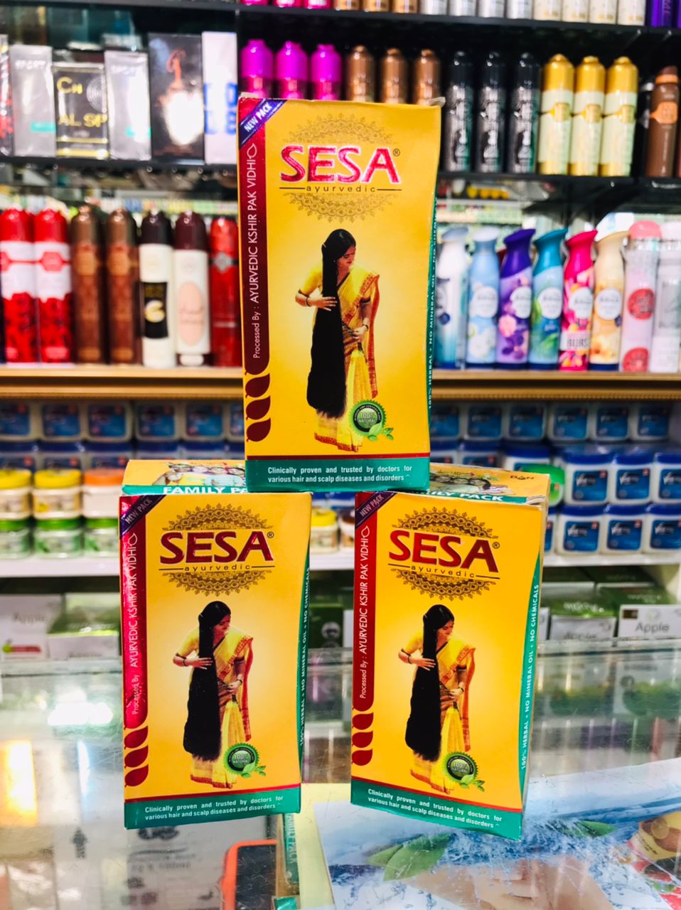 SESA Hair Oil 100ml – Anti Dandruff & Lice | For Hair Growth, Scalp Infection & Stress Relief | Made in India