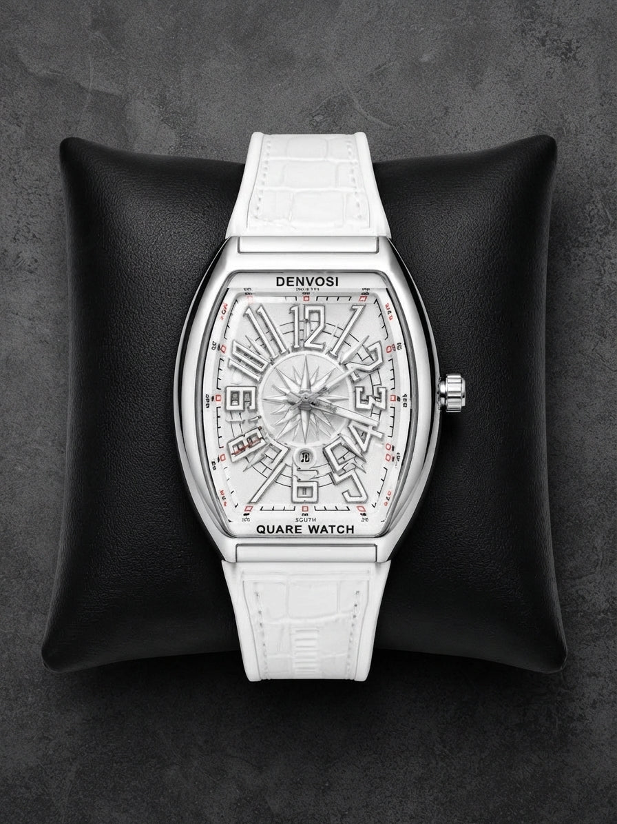Denvosi Quartz Watch Model 6177 - Wristwatch Accessory Designed For Time Tracking And Daily Styling Routine