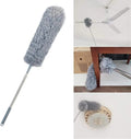 Premium Microfiber Duster – Extendable, Washable, High-Density Dust Cleaner for Home, Car & Office | Easy Cleaning for Fans, Shelves & Hard-to-Reach Areas