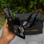 YSL Inspired Slingback Heels Providing Elegant Style With Sophisticated Look Durable Quality Comfortable Wear