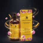 Floral Natural Hair Dye Shampoo | 200ml | Ammonia-Free Herbal Formula | Long-Lasting Gray Coverage