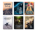 6 PC Wall Decor Cardboard Phototiles With Double Tape For Back Sticking Motivational Quotes With Images