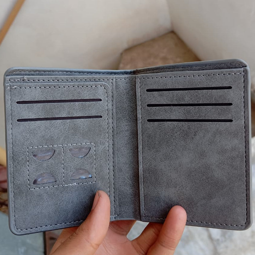 GU II Male Short Thin Man Wallet Providing Stylish Design Comfortable Use Durable Quality