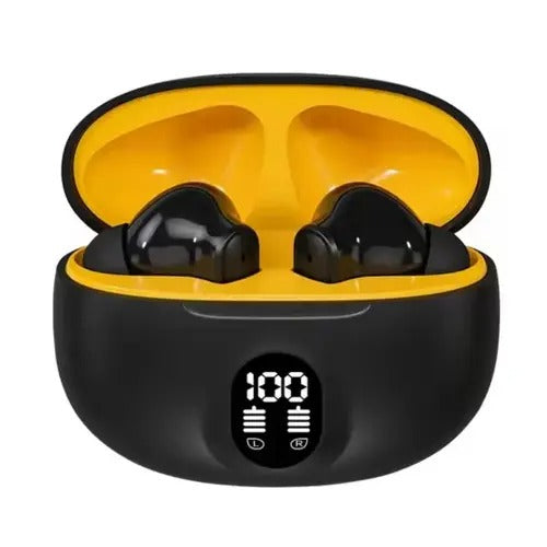 Stereo Wireless Earphones 895B – Bluetooth V5.4, Premium Deep Bass, Waterproof, Dustproof, LCD Display, Long Battery Life (Random Color)