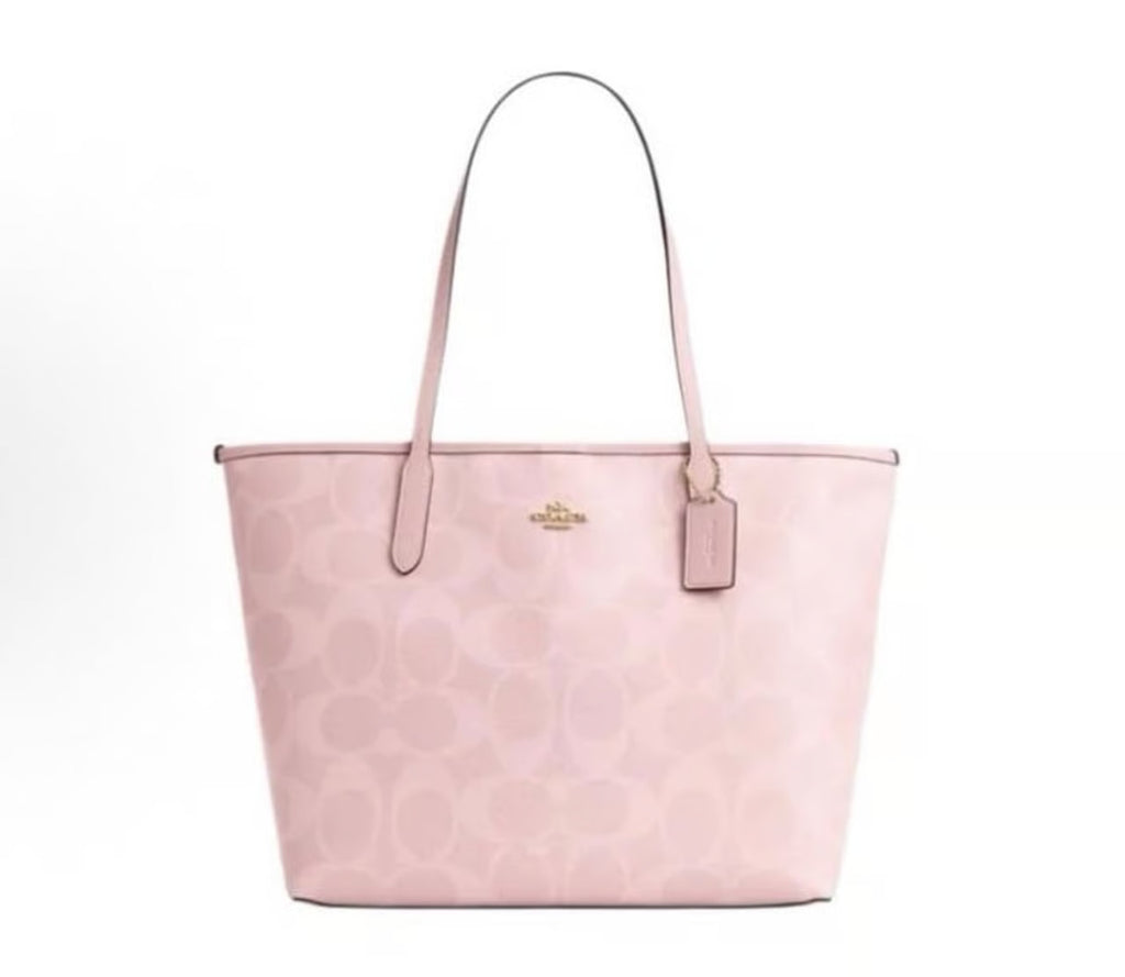 Tote Bag Stylish Shoulder Handbag for Women Size 16 * 11 inch  Durable & Spacious Color (Pink)