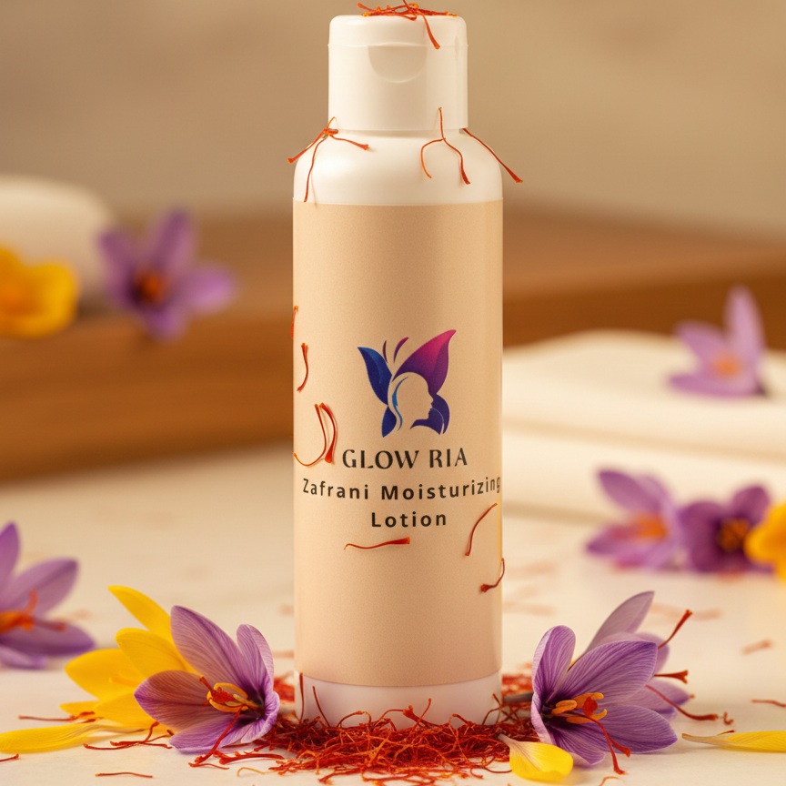 Glow Ria Zafrani Moisturizing Body Lotion – Deep Hydration & Natural Glow, 120 ml | 1 Pc