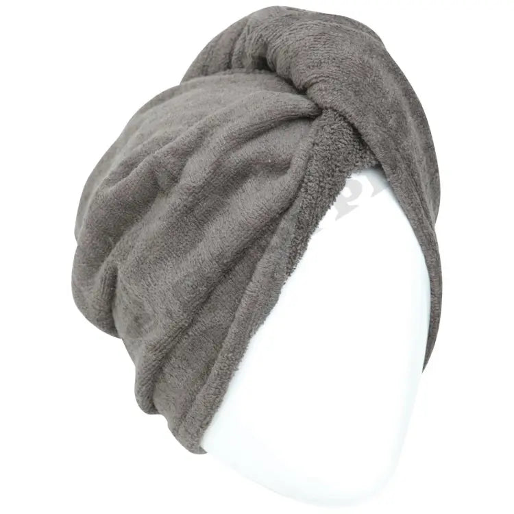 Turby Towel Bath Towels - Dry Hair Cap Super Absorbent Quick-drying Shower towel (Random color) 65 CM length