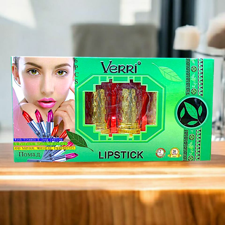 6 Pcs Velvet Matte Lipstick Collection – Highly Pigmented Multicolor Lip Shades With Long-Lasting Smooth Finish For Daily And Party Makeup Looks