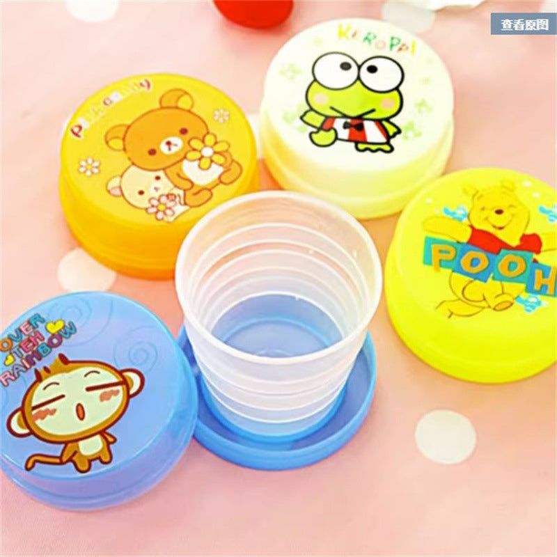Portable Plastic Magic Glass for Kids – Durable Water Drinking Mug for School, Travel & Everyday Use – Lightweight & Safe Cup (Random Color)