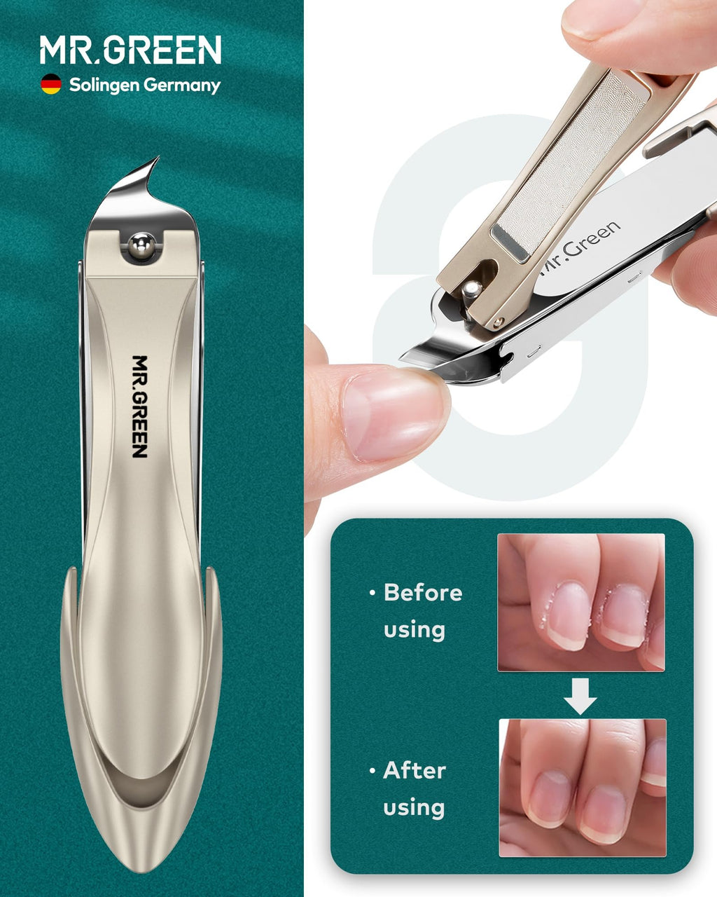 Premium Manicure &amp; Pedicure Kit – Stainless Steel Nail Clippers Set with Grooming Tools for Hand, Foot &amp; Facial Care – Travel Case Included ( 10 PCS Creative Smiley Nail Tool Set )