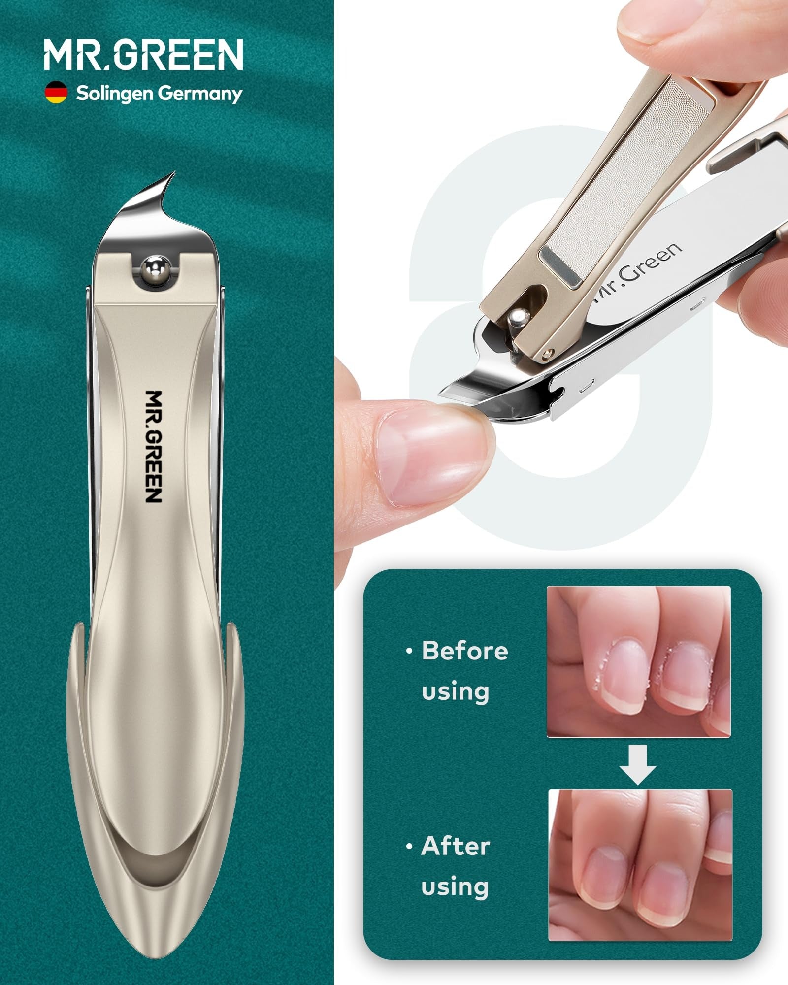 Premium Manicure &amp; Pedicure Kit – Stainless Steel Nail Clippers Set with Grooming Tools for Hand, Foot &amp; Facial Care – Travel Case Included ( 10 PCS Creative Smiley Nail Tool Set )