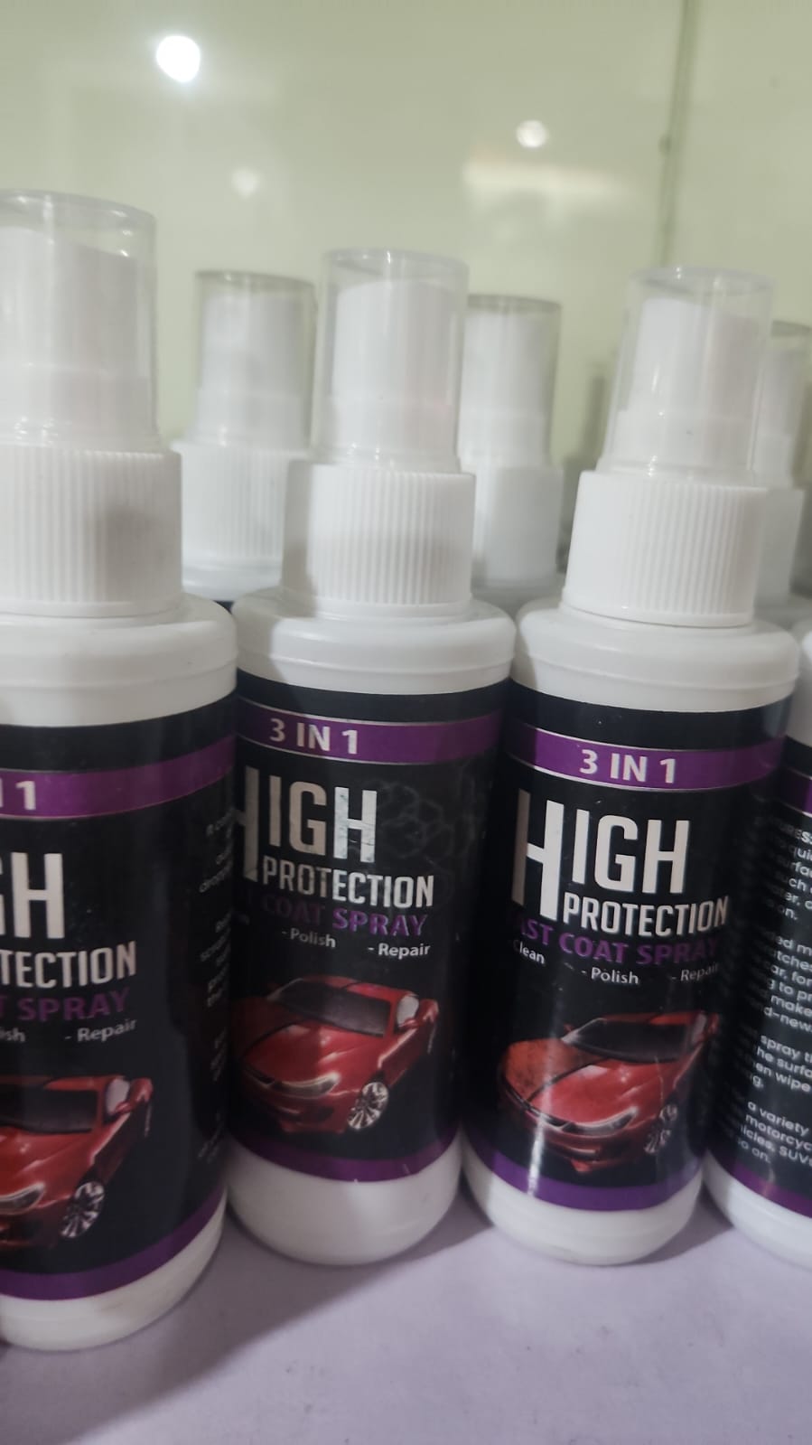 3 In 1 High Protection Quick Car Coating Spray, Ceramic Car Coating Spray Crystal Coating For Car