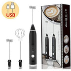 2 in 1 Coffee Beater Rechargeable Smooth Mixing Easy Use Compact Design Comfortable Handling