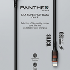 SOVO SC-009 Panther Series iPhone Data Cable – Super Fast Charging & Durable Silica Gel Build