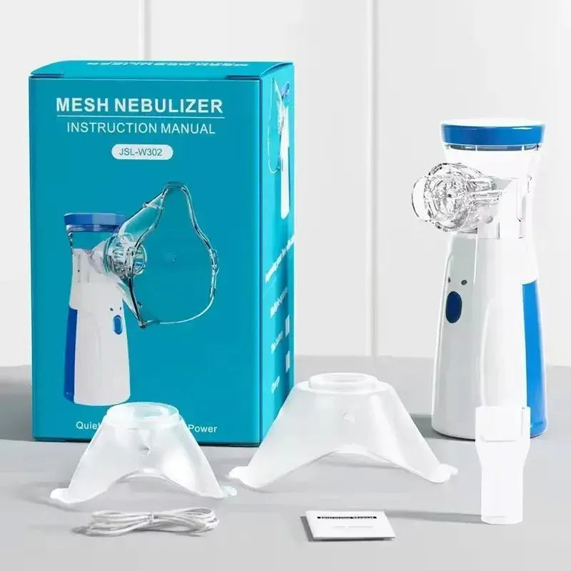 Portable Mesh Nebulizer (Model JSL-WNE02) – Quiet, Handheld Ultrasonic Inhaler for Respiratory Relief, Kids and Adults