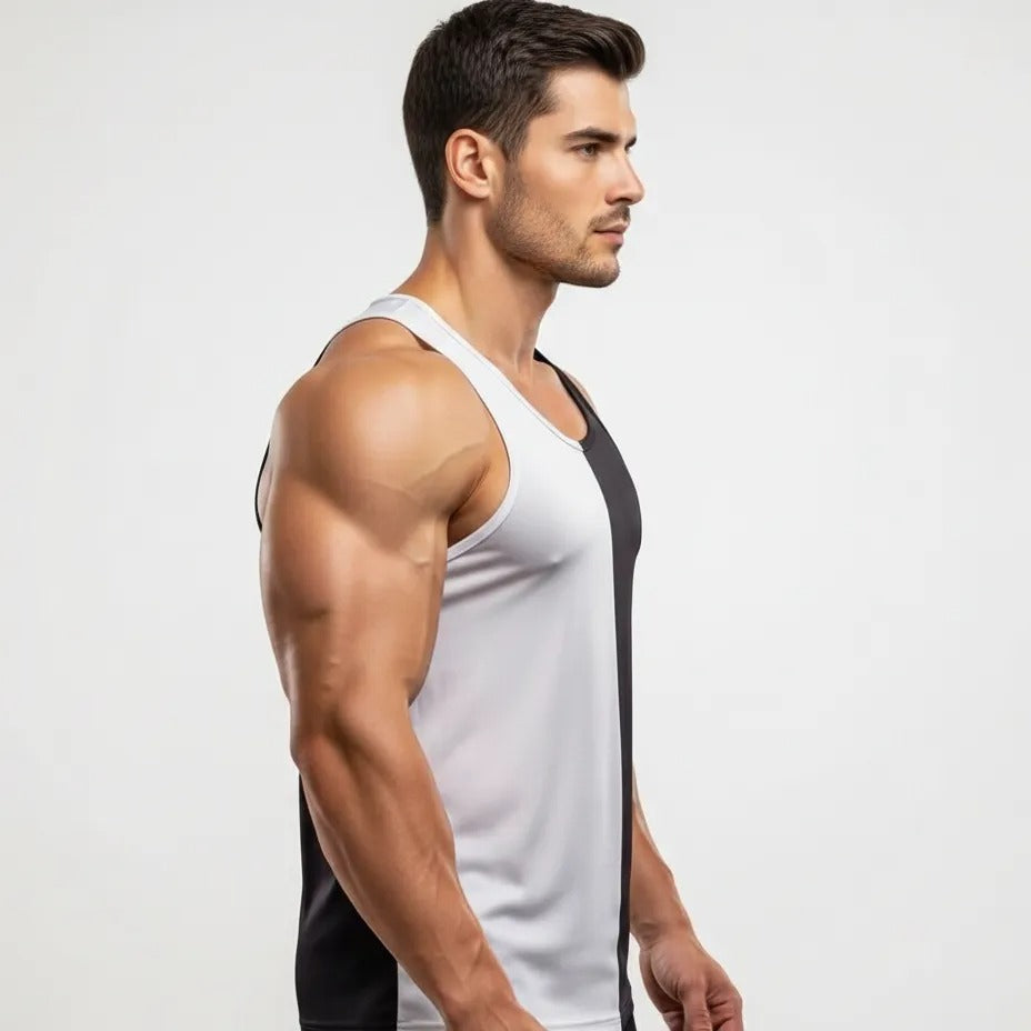 Pack of 2 Men & Boys Summer Gym Tank Top Sando | Dry-Fit Breathable Sleeveless Vest for Gym, Workout, Running & Daily Wear
