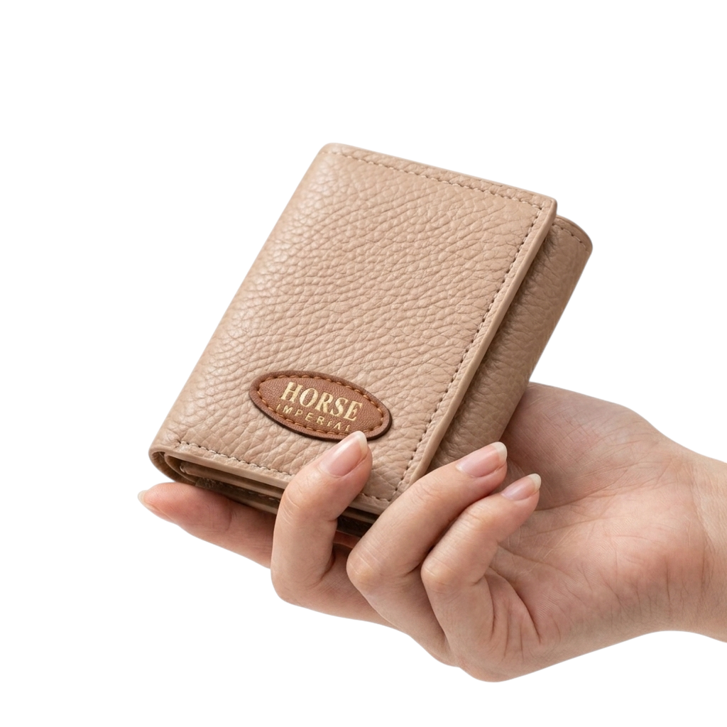 Trifold Short Wallet for Men & Women with Zipper Cash Pocket 10 Card Slots and Hidden Compartments