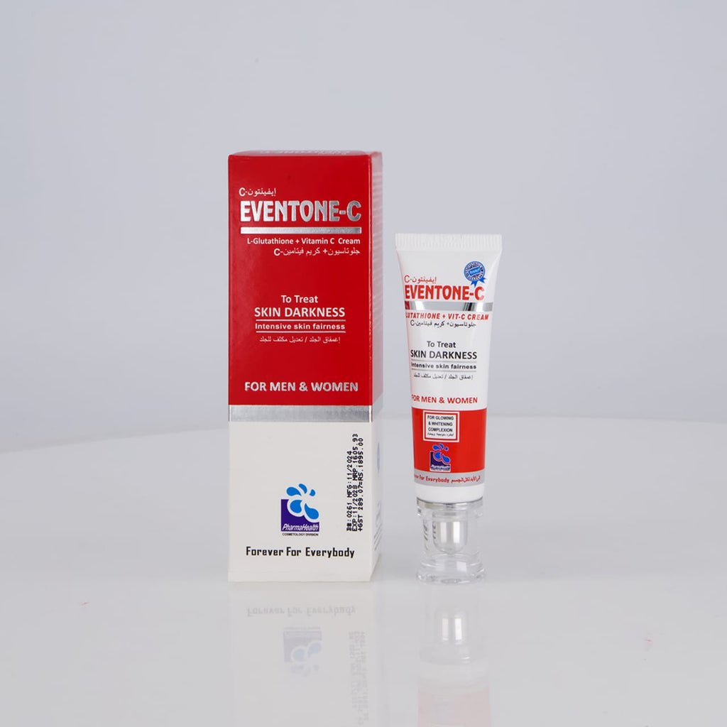 Eventone C Cream With L Glutathione And Vitamin C Advanced Skin Brightening And Anti Pigmentation Formula - 30ML