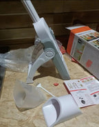 Mandoline Slicer | Safe Adjustable Vegetable Cutter | Multi‑Purpose Kitchen Chopper & Manual Grater ( Random Colour )