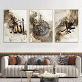 Set of 3 Premium Wall Art Photo Tiles – Modern Home Decor Sets