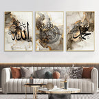 Set of 3 Premium Wall Art Photo Tiles – Modern Home Decor Sets