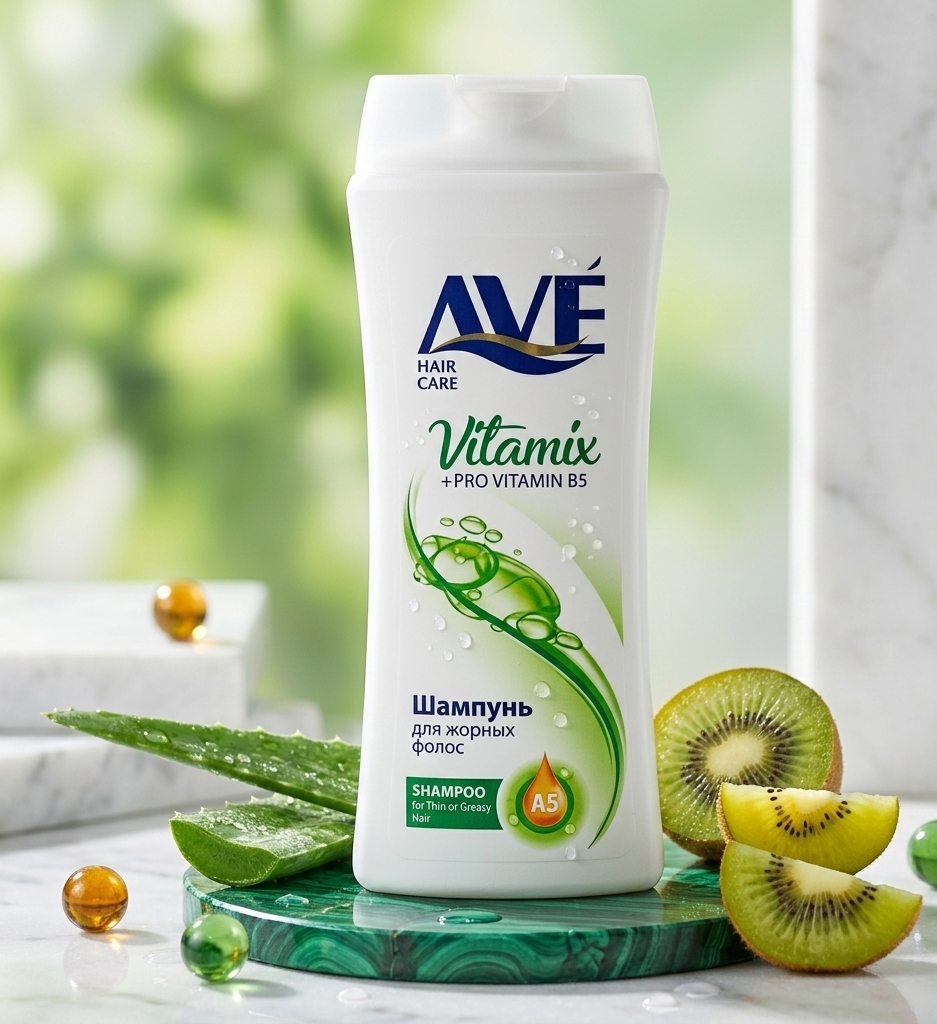 AVE Vitamix Hair Shampoo 750 ml – Deep Cleansing & Nourishing Formula