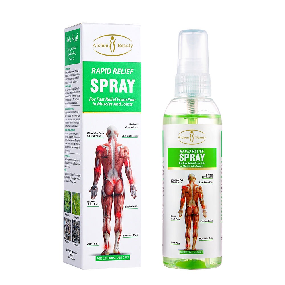 Aichun Beauty Joint Pain Relief Muscle Rapid Relief Spray Fast Absorbing Perfect Choice For Daily Care - 100ML