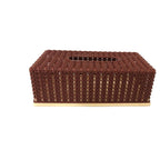 Rectangular Tissue Box Cover – Collapsible PP Tissue Roll Holder with Easy Top Access