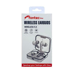 Fontec Glow Airbuds – ENC Gaming Wireless Earbuds with Deep Bass & LED Display