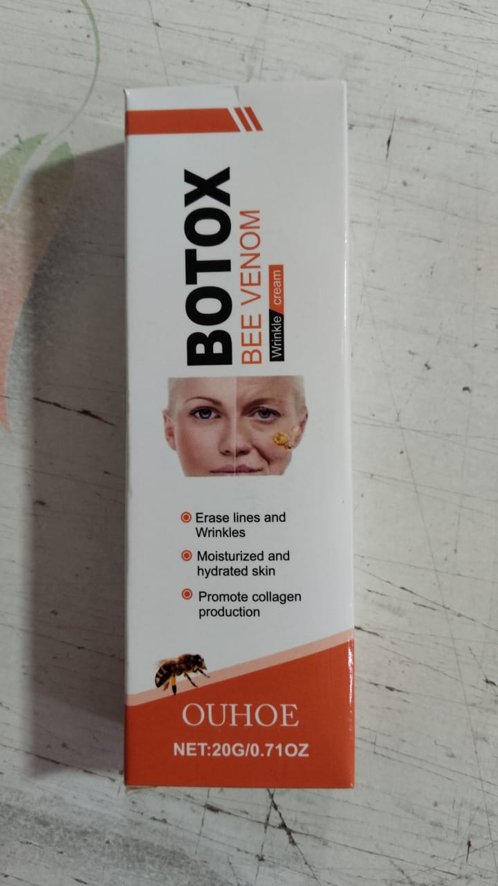 Botox Bee Venom Wrinkle Cream | Anti‑Aging Moisturizer | Collagen Boost | Reduce Wrinkles & Fine Lines 20gm