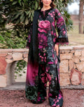 Iznik Digital Printed 3Pc Embroidered Lawn Unstitched Suit with Chiffon Dupatta – Summer Collection 2026