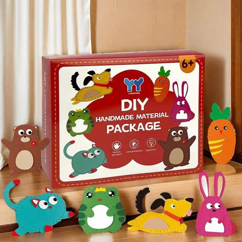 DIY Felt Sewing Kit for Kids – Fun Handmade Craft Set for Beginners | Educational Creative Sewing Kit for Children (Ages 6+)