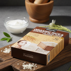 HAOKALI Professional Care Organic Rice & Vitamin E Face Mask  - Firming Pores, Nourishing, Moisturizing & Whitening Skin(pack of 10)