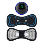 pack Of 2 Ems Butterfly Portable Neck Massager Rechargeable, And  Ms Foot Massager Pad Improve Blood Circulation