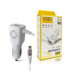 Diamond Car Charger with Built-in Micro Cable &amp; LED Light | Car Charger - Micro Cable Charger