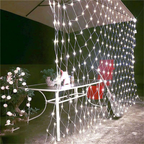 1 PC Wedding LED Net Mesh String Lights- Fairy String Lights With 88 Lights for Wedding Party Décor Outdoor &amp; Indoor Activities