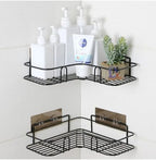 Shower, Bathtub, and Toilet Durable &amp; Rustproof Corner Storage Organizer