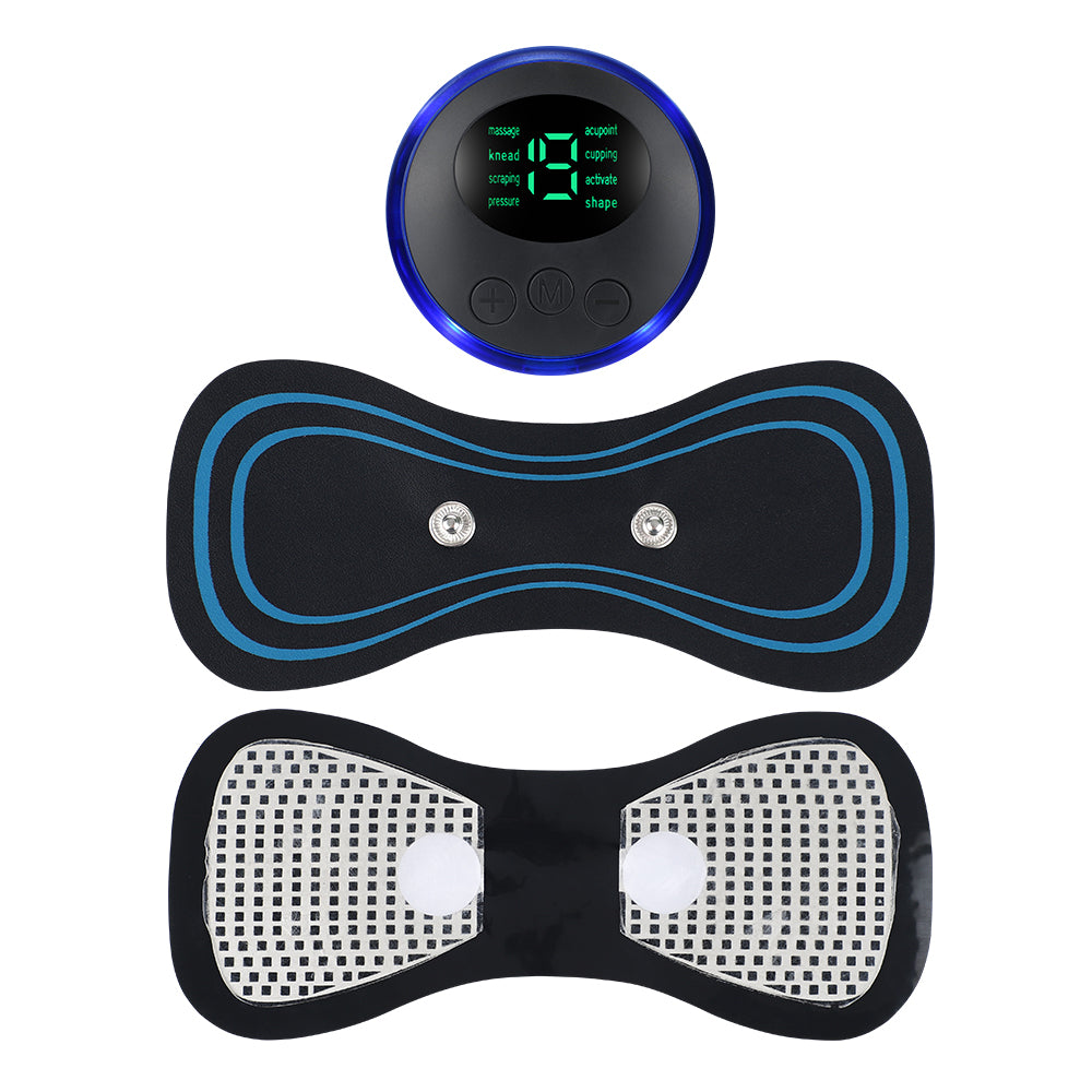 Ems Butterfly Portable Neck Massager | Best Quality Ems Butterfly Massager – Rechargeable Massager – Ms Foot Massager Pad Improve Blood Circulation