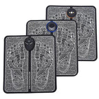 pack Of 2 Ems Butterfly Portable Neck Massager Rechargeable, And  Ms Foot Massager Pad Improve Blood Circulation