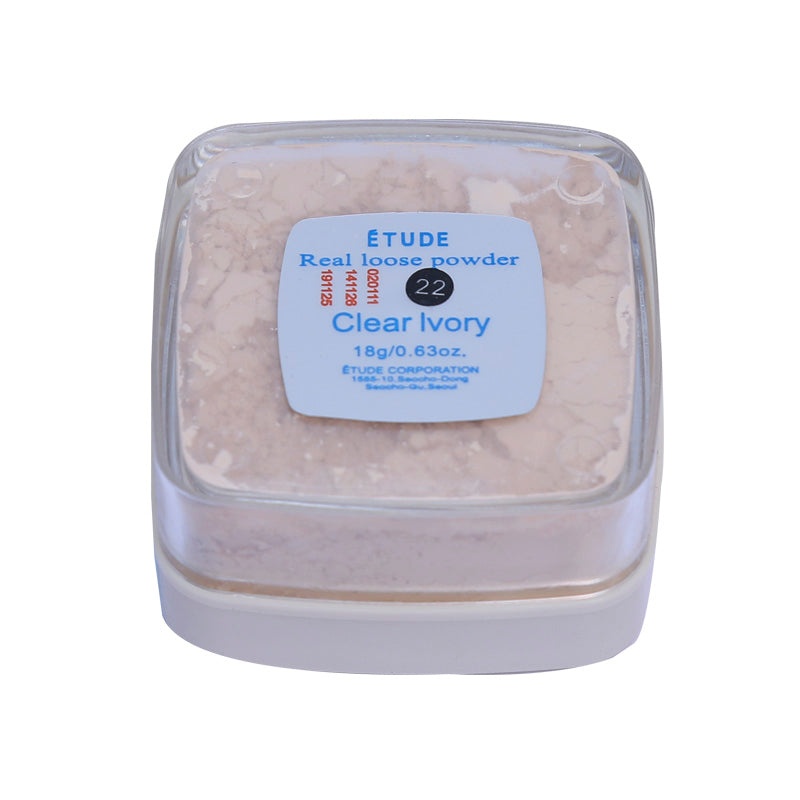 Etude Real Loose Powder – Oil Control &amp; Smooth Matte Finish | Shades 21 &amp; 22